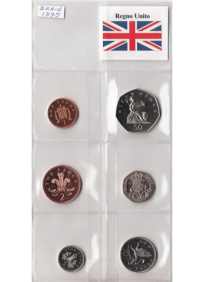 Inghilterra Set di monete fior di conio del 1995